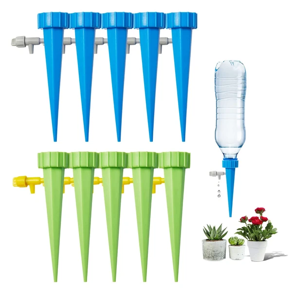 Amazon.com: Deaname Plant Watering Devices Self Spike Planter Drip, Vacation Watering System for Indoor and Outdoor Pots, 10